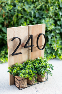 Modern House Numbers - 4