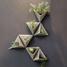 Load image into Gallery viewer, Cement Triangular Wall Vase - 1
