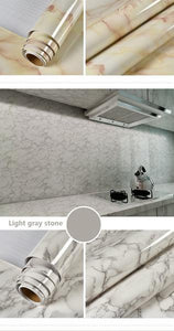 Marble Pattern Self-Adhesive Vinyl Wallpaper - 17