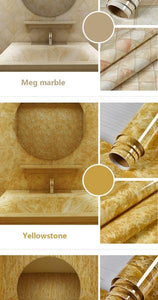 Marble Pattern Self-Adhesive Vinyl Wallpaper - 20