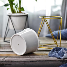 Load image into Gallery viewer, Geometric Ceramic Planter with Stand - 8
