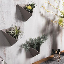 Load image into Gallery viewer, Cement Triangular Wall Vase - 3
