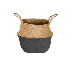 Foldable Woven Bamboo Storage Basket - 4
