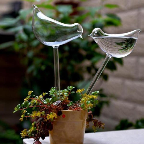 Birdly - Automatic Water Drip Bird Planters Set of Two - 1