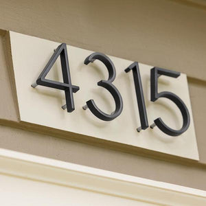 Modern House Numbers - 10