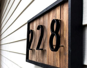 Modern House Numbers - 3