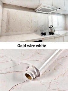 Marble Pattern Self-Adhesive Vinyl Wallpaper - 24